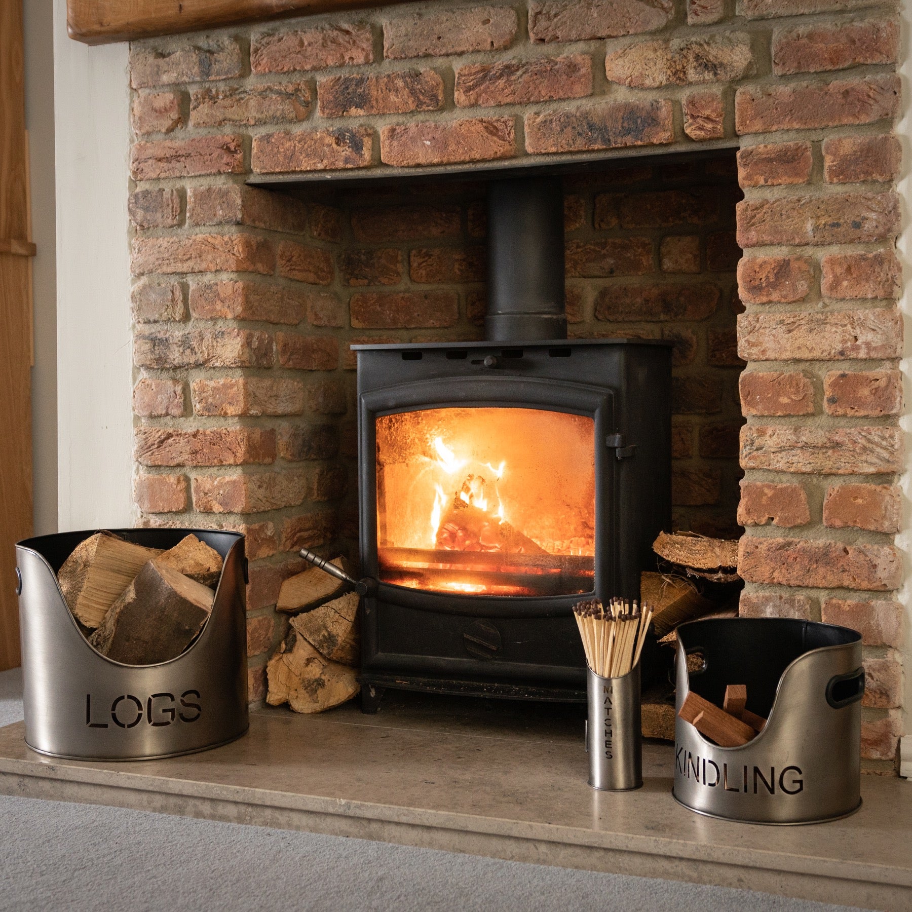 Fireside Companion Sets, Buckets and Scuttles