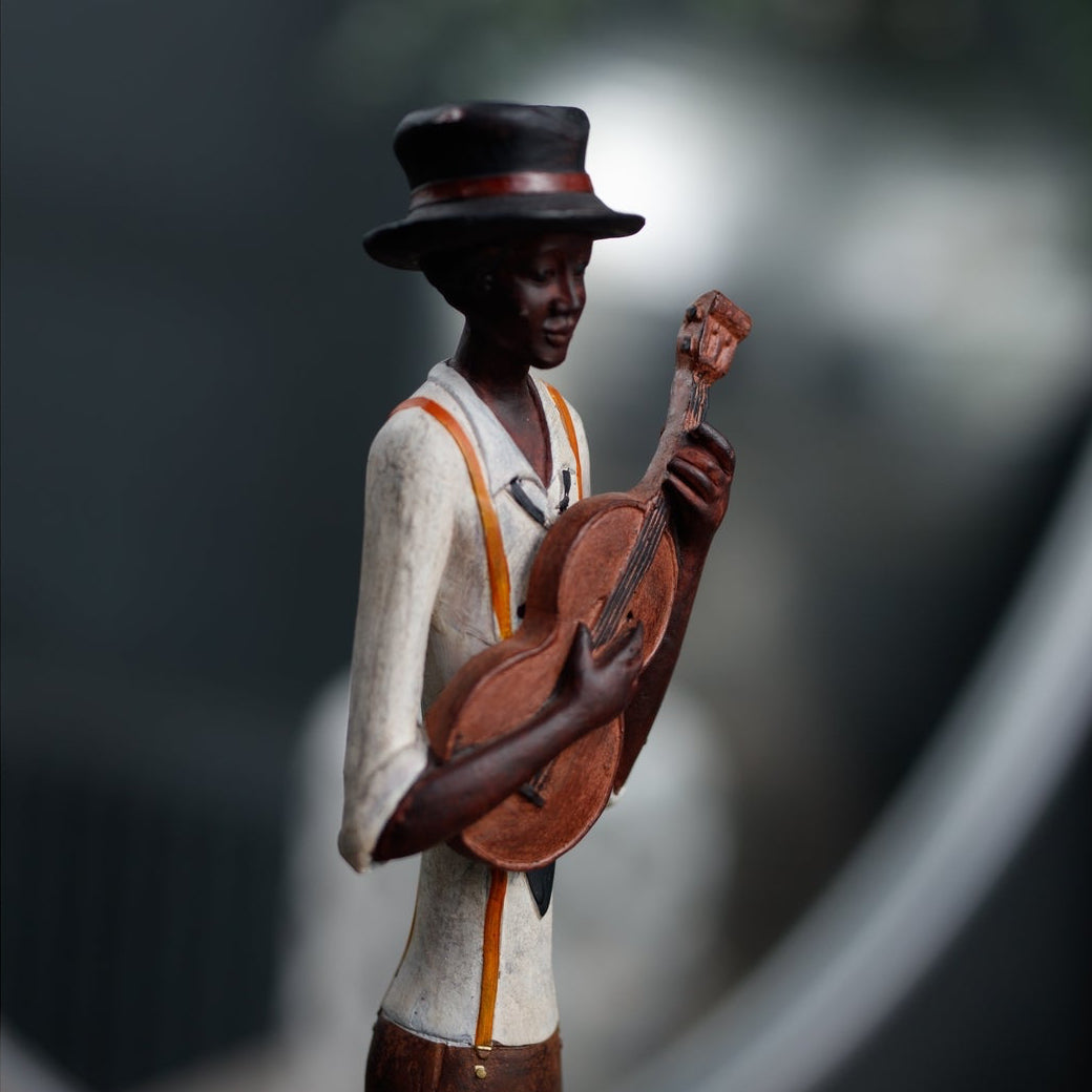 Standing Jazz Band Guitar