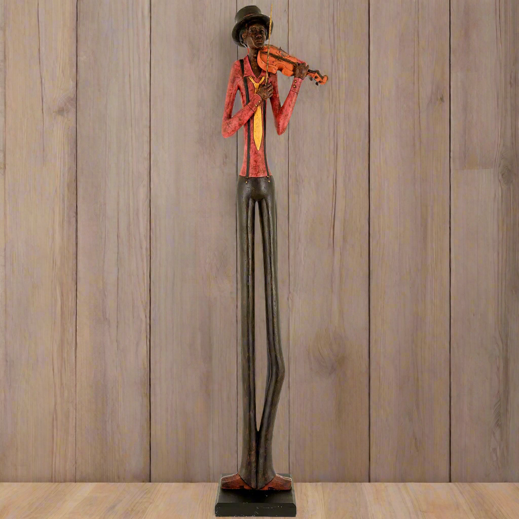 Standing Jazz Band Violinist