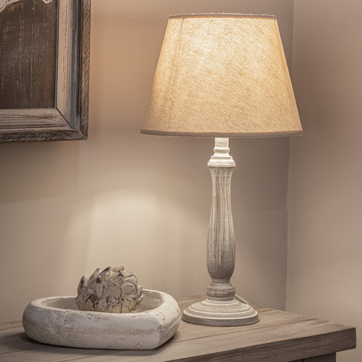 Small Wooden Table Lamp Country Style Accessories Chosen By Jessica