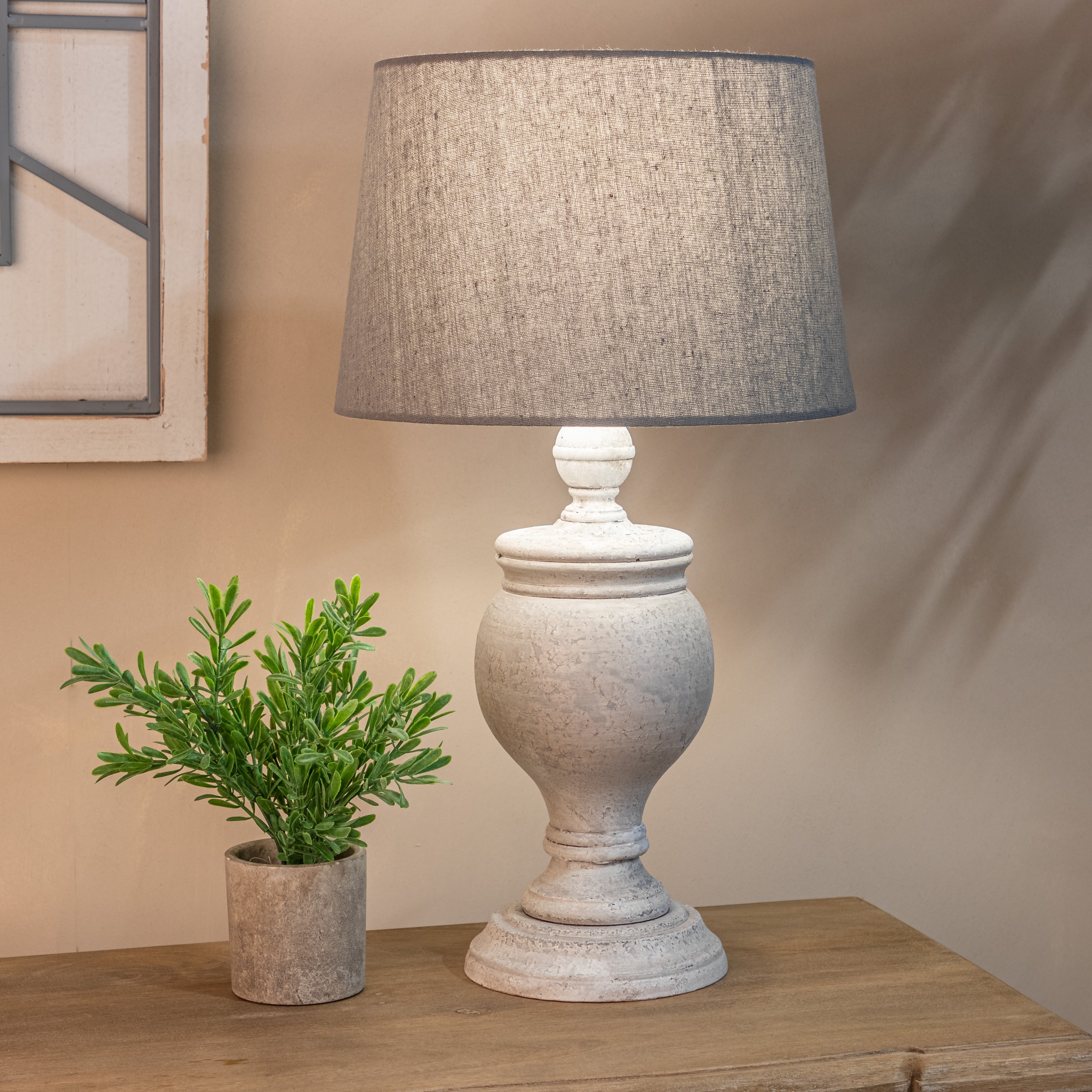 Rustic Wood Shabby Chic Table Lamp