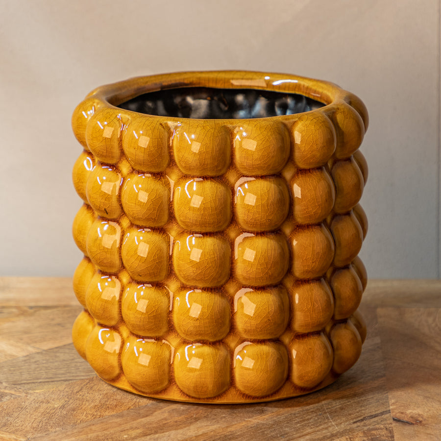 Seville Collection Ochre Bubble Planter