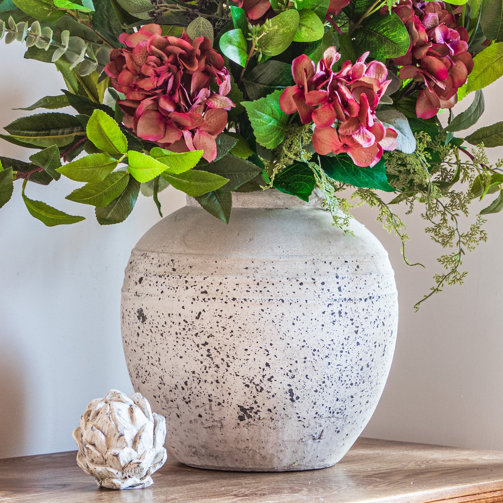 Large Distressed Rustic Vase