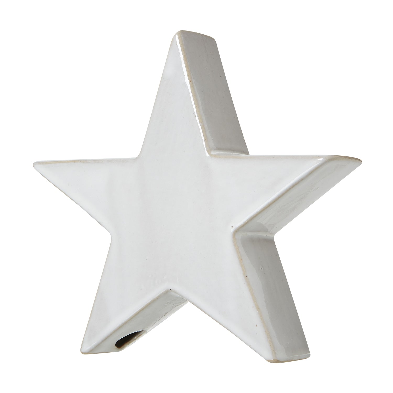 Medium Ceramic Standing Star Decoration