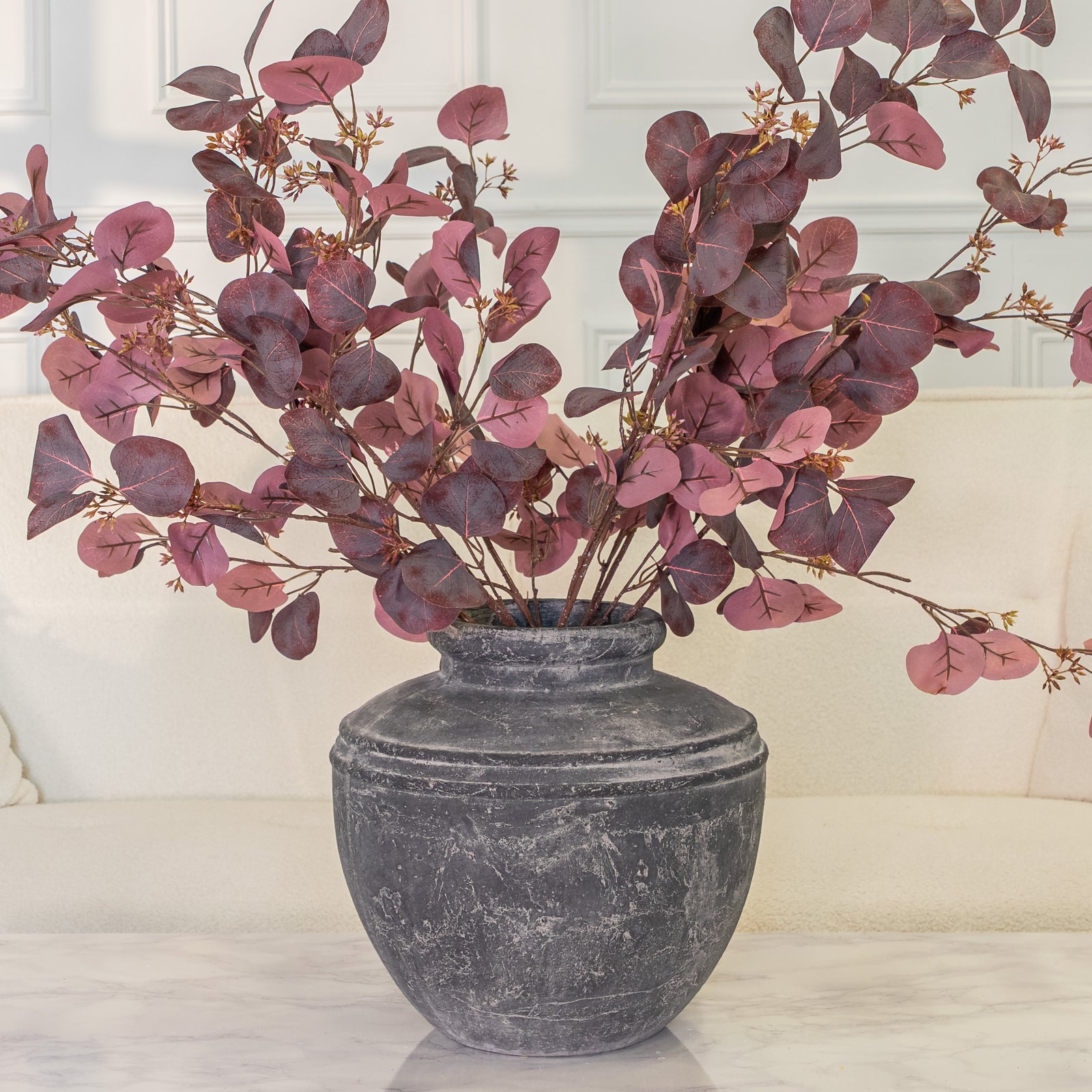 Burgundy Eucalyptus Arrangement