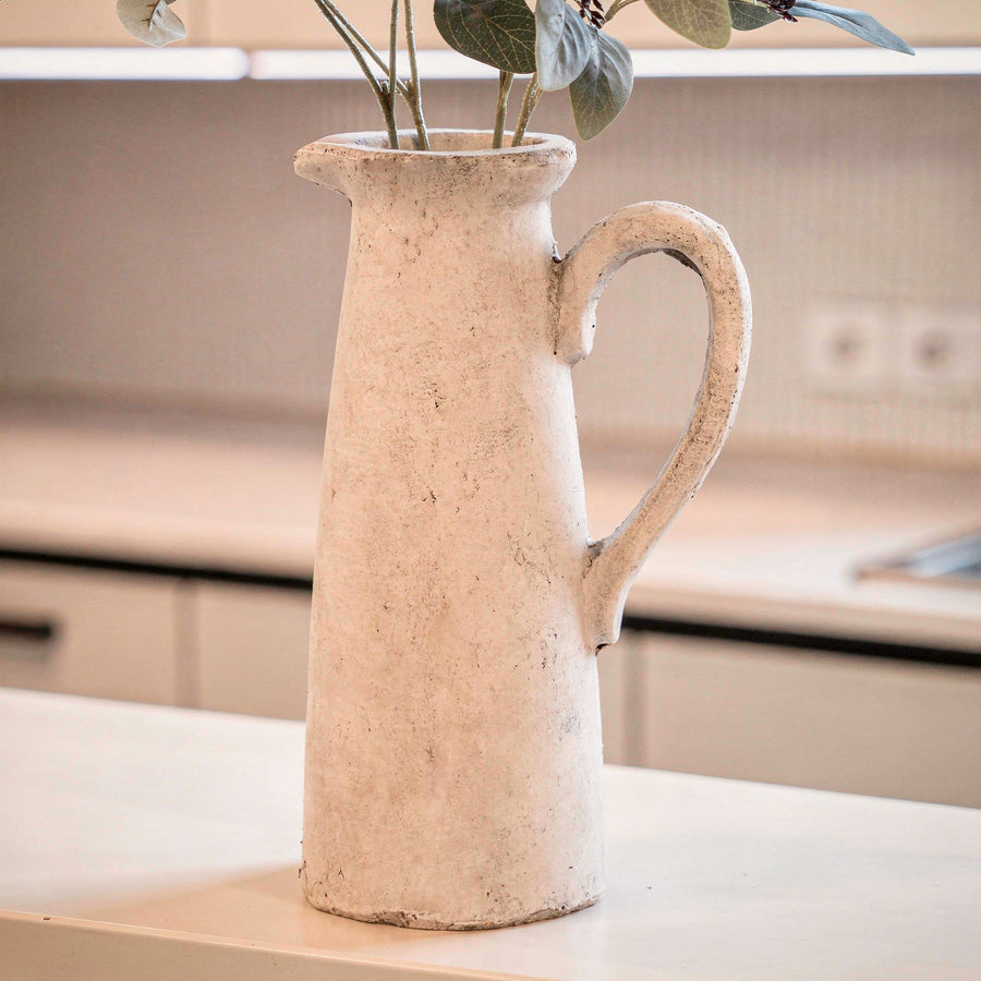 Rustic Tall Grey Stone Based Jug
