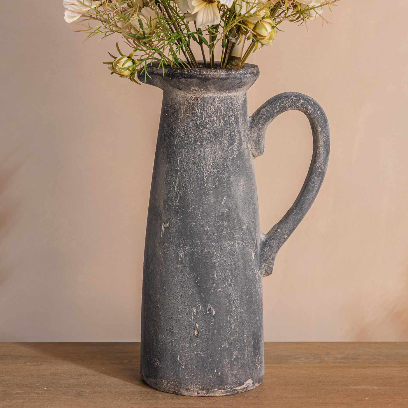 Rustic Tall Dark Grey Stone Based Jug