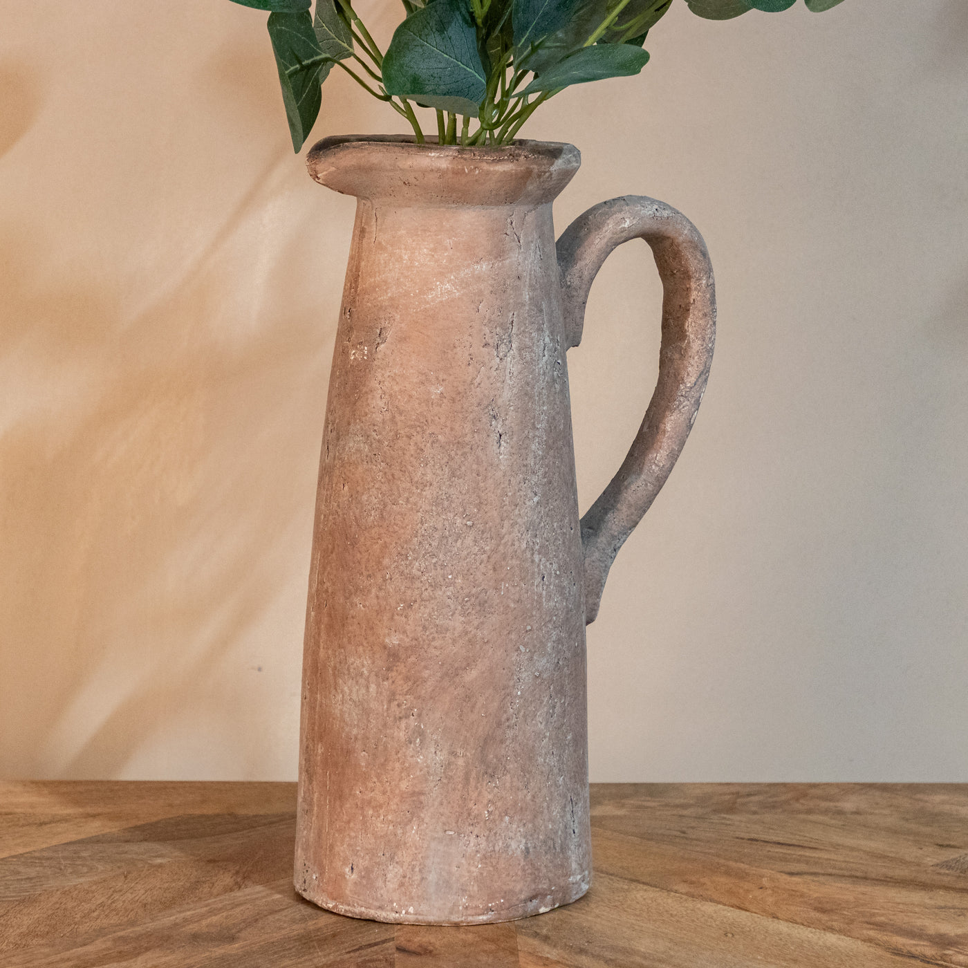 Rustic Tall Siena Brown Stone Based Jug