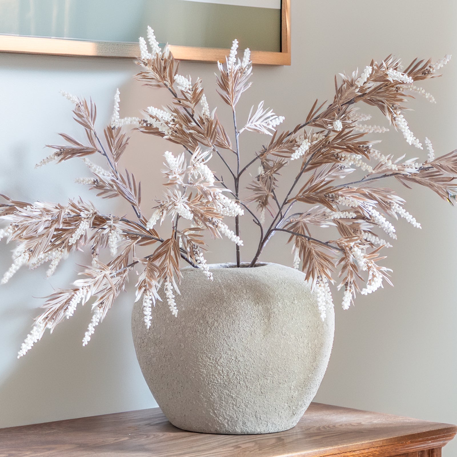 Large Textured Stone Look Vase