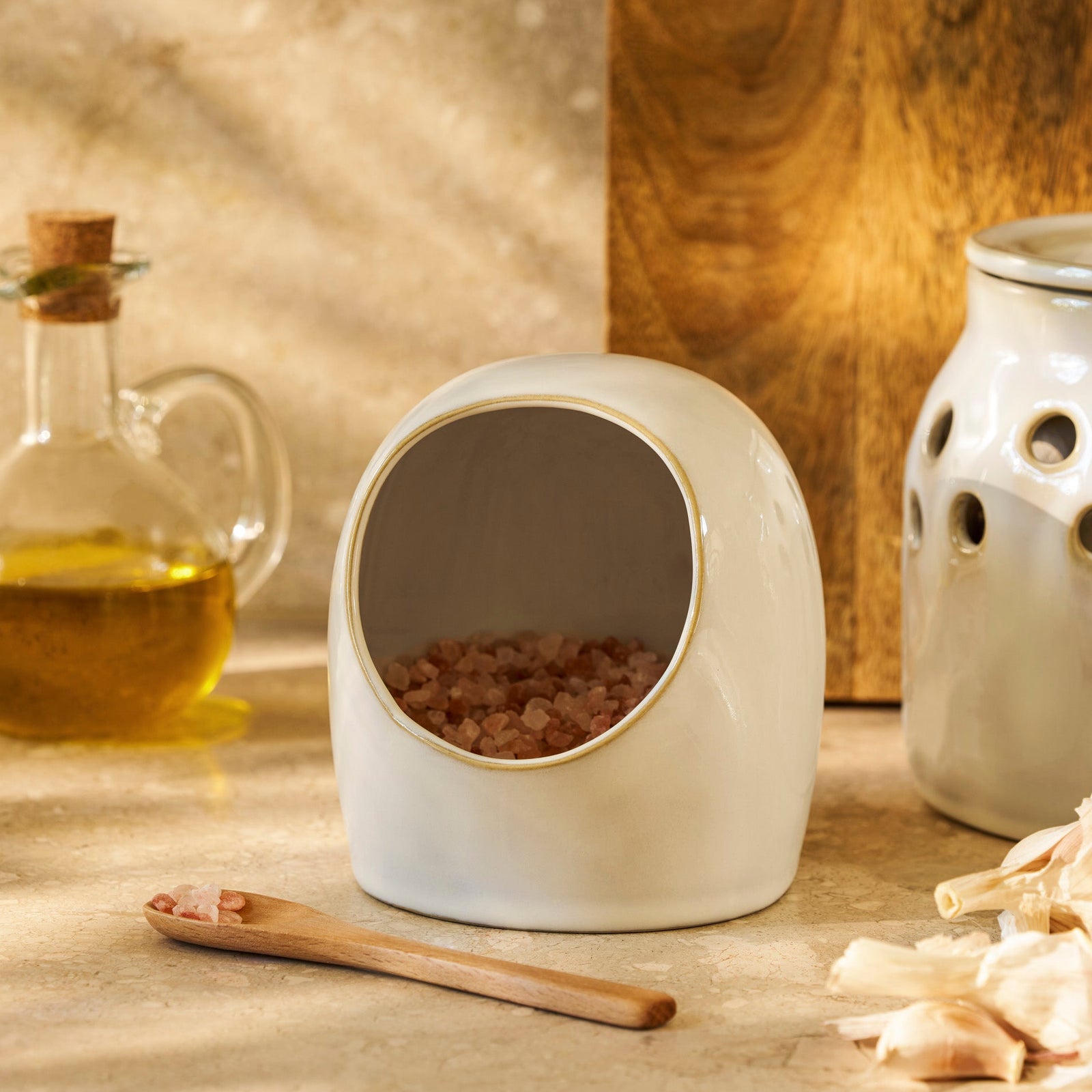 Ithaca Ceramic Salt Cellar