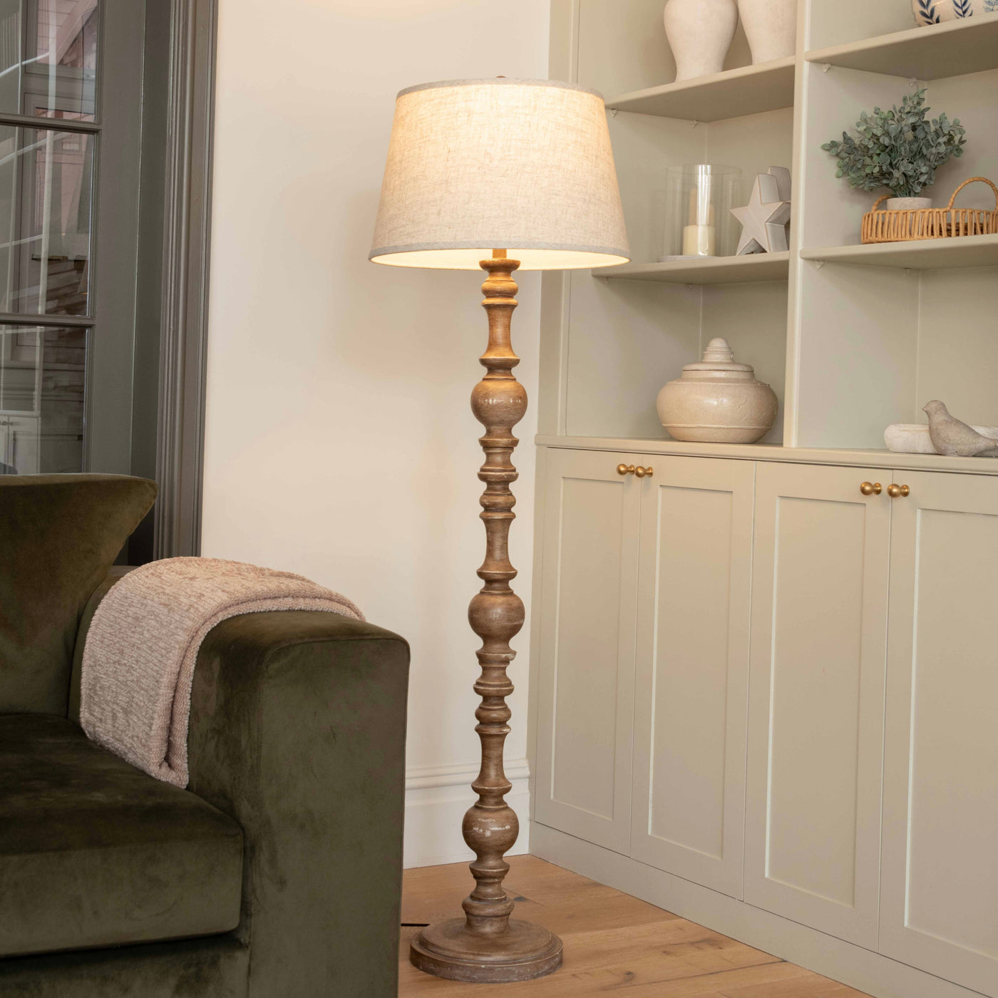Bramley Turned Floor Lamp