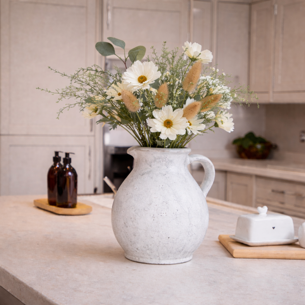 Rustic Grey Stone Based Jug