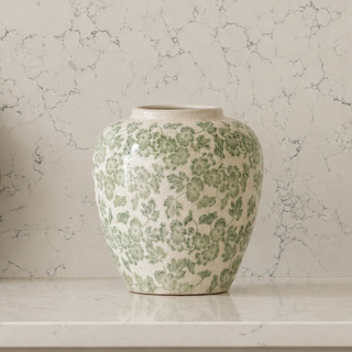 Green Clover Olpe Vase