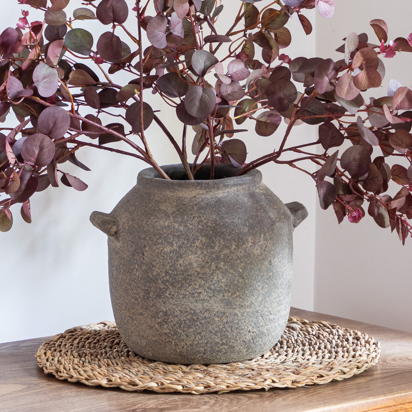 Stylish Dark Grey Pot