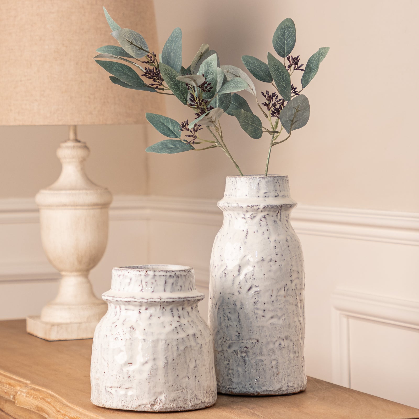 Handmade Rustic Glazed Decorative Pots