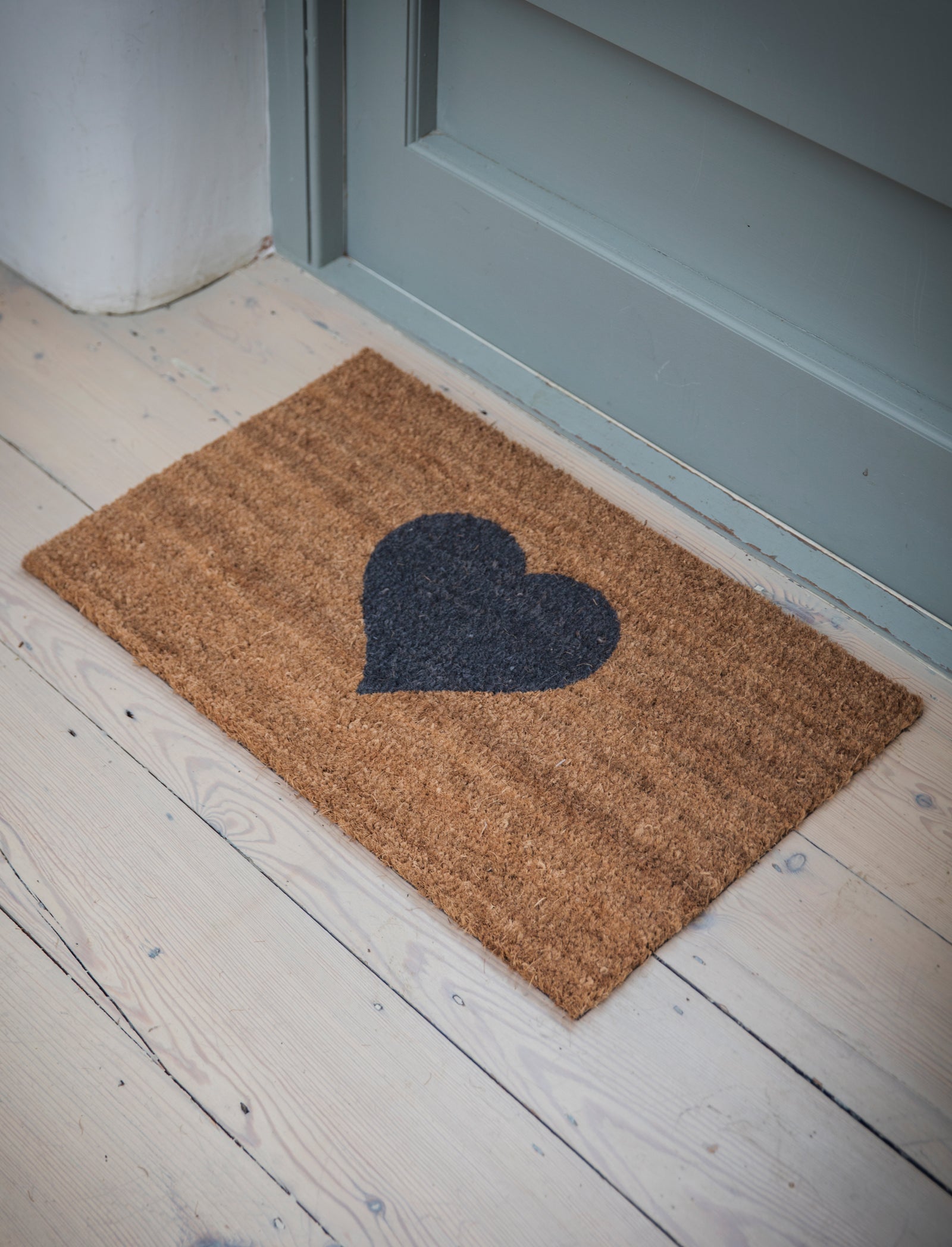 Heart Doormat Small Natural