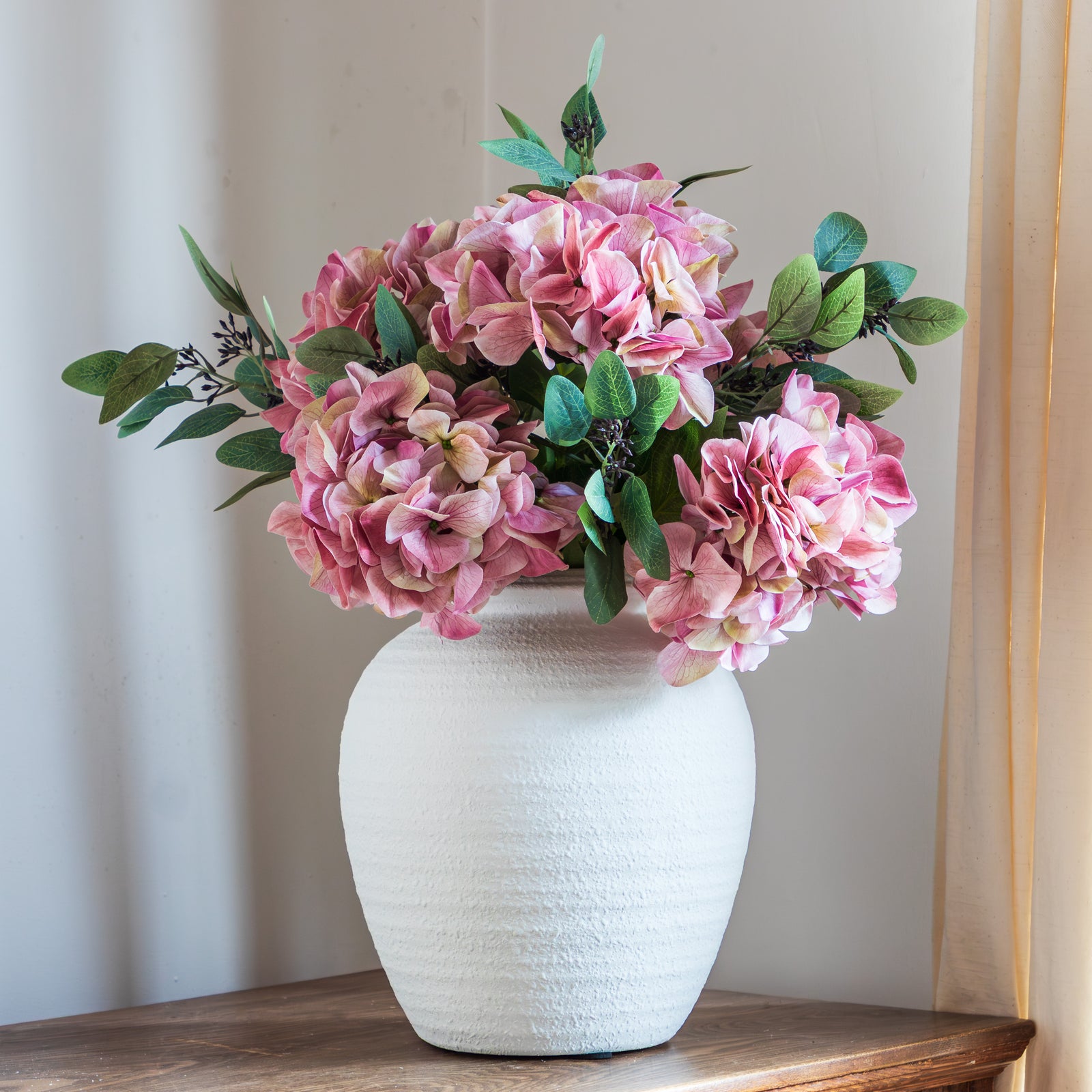 Classic Pink Hydrangea Bouquet