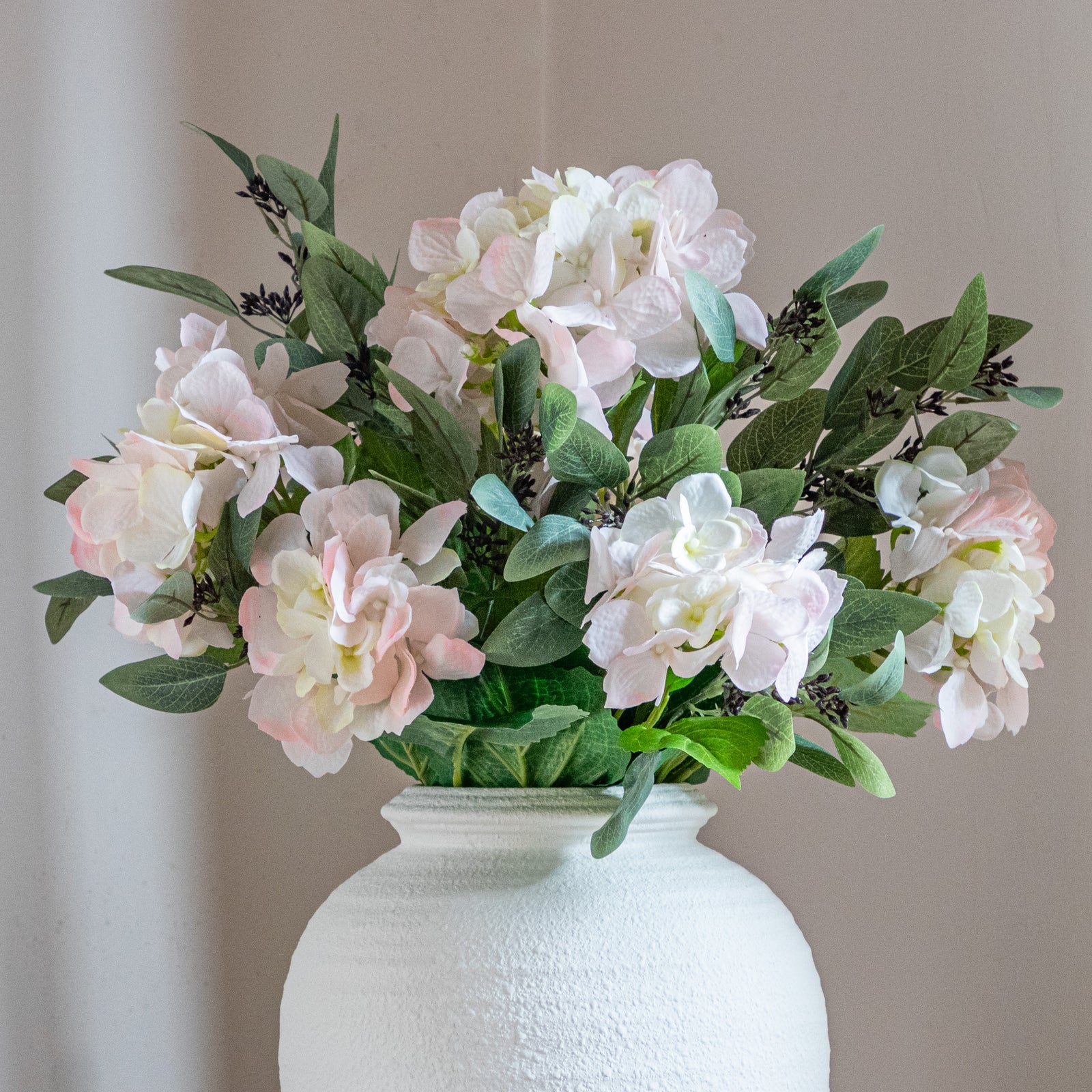 Classic Blush Hydrangea Bouquet