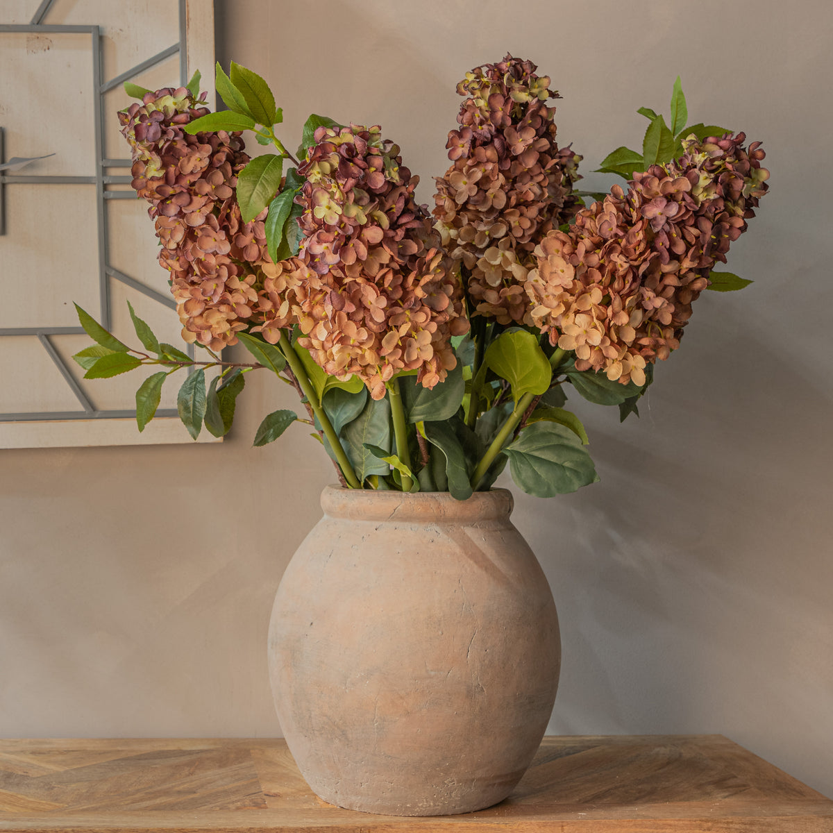 Luxury Spear Hydrangea Faux Flower Arrangement – Chosen By Jessica