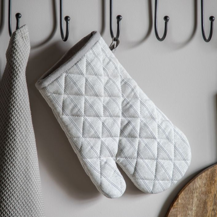 Natural Stripe Single Oven Glove