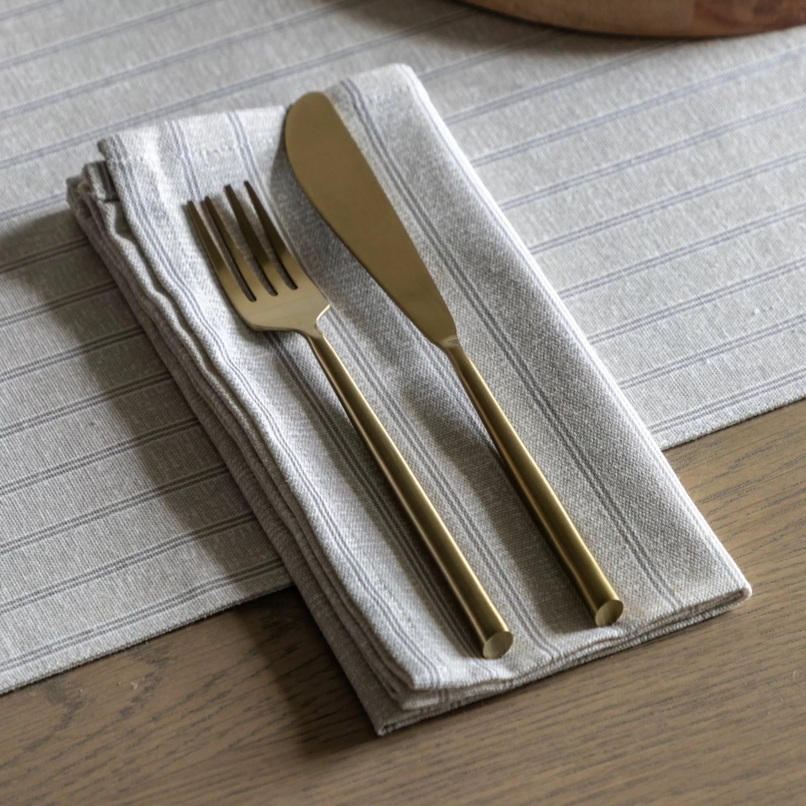 Natural Stripe Napkin (set of 4)