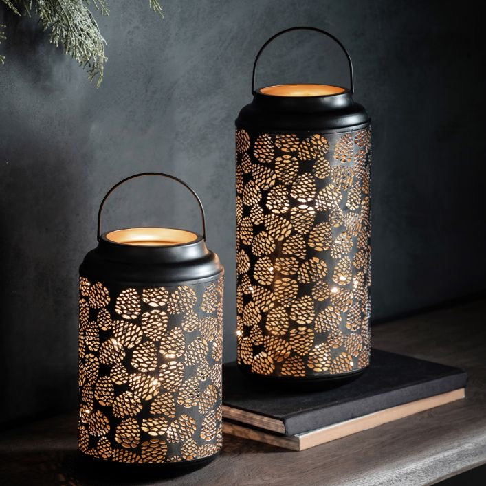 Pinecone LED Lantern