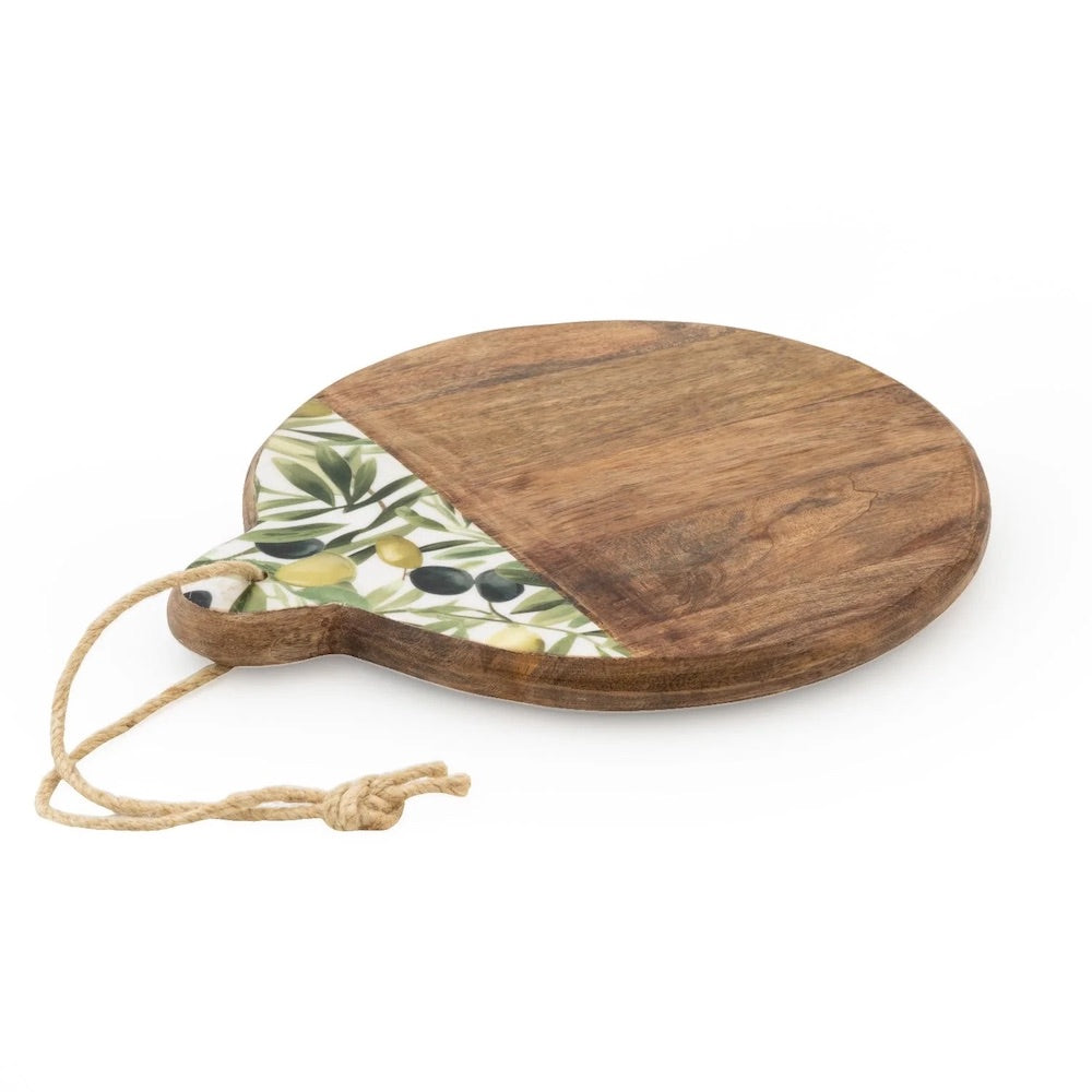 Handcrafted Mango Wood Round Chopping Board
