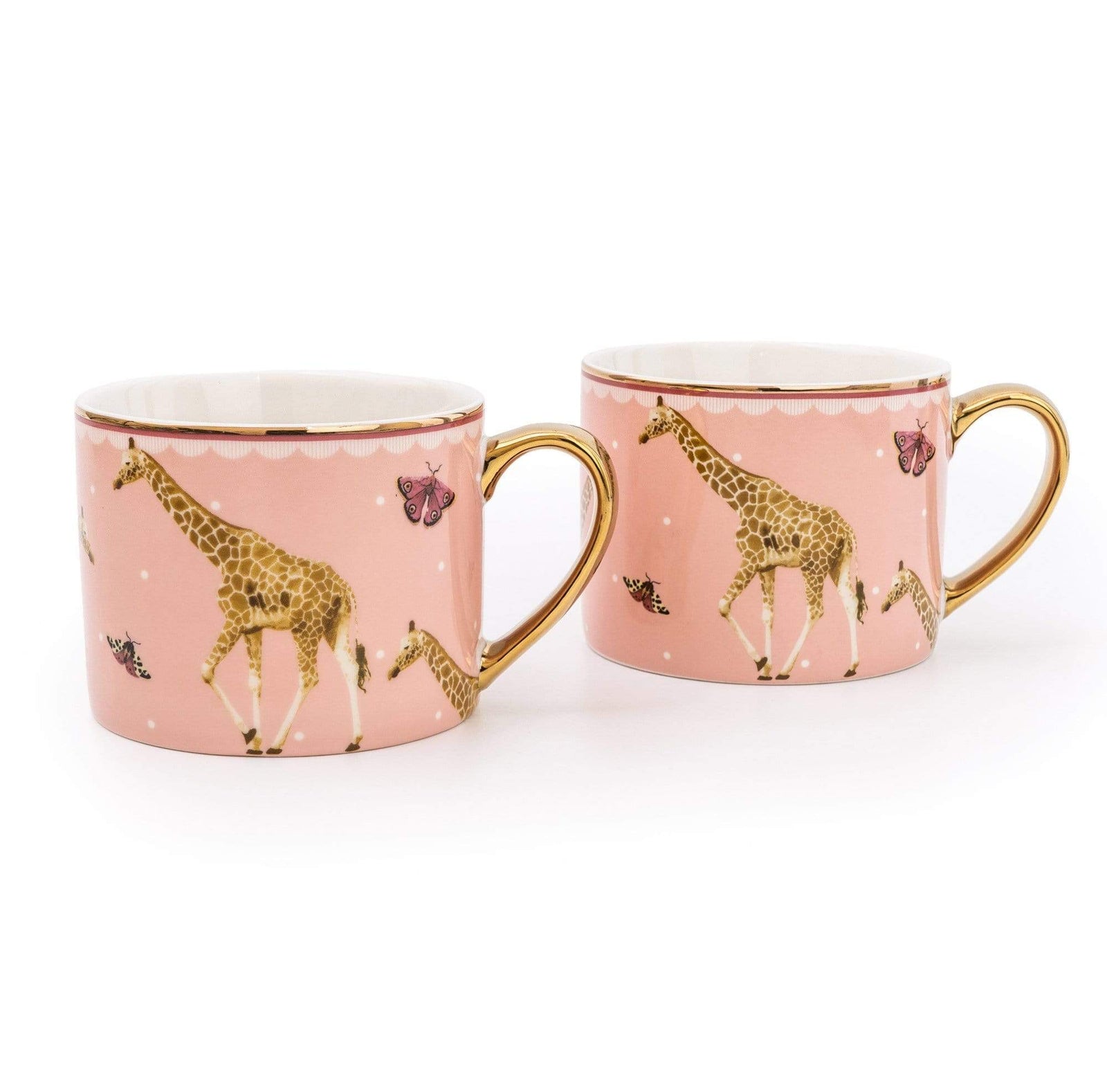 Pair of Giraffe Mugs