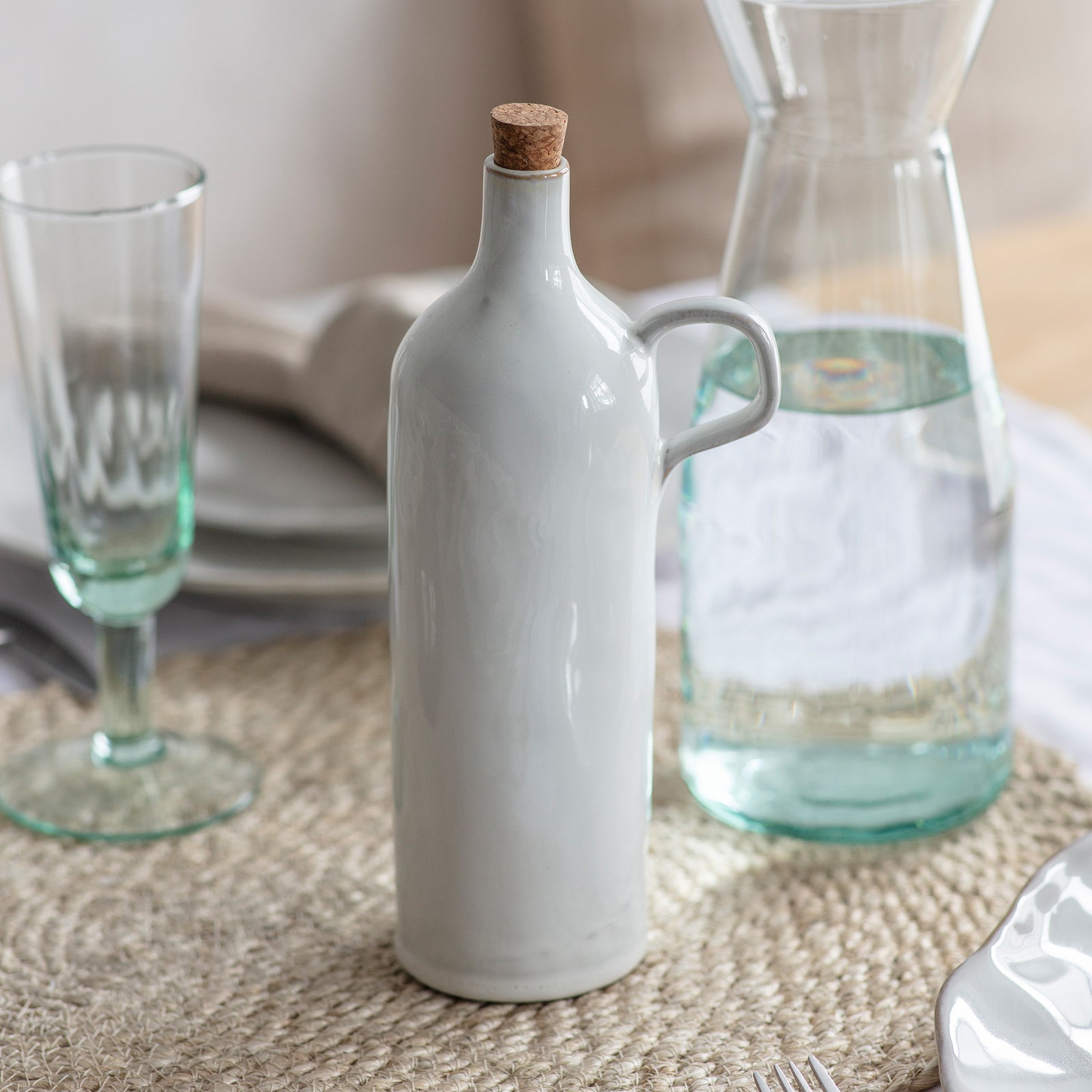 Ithaca White Oil Bottle