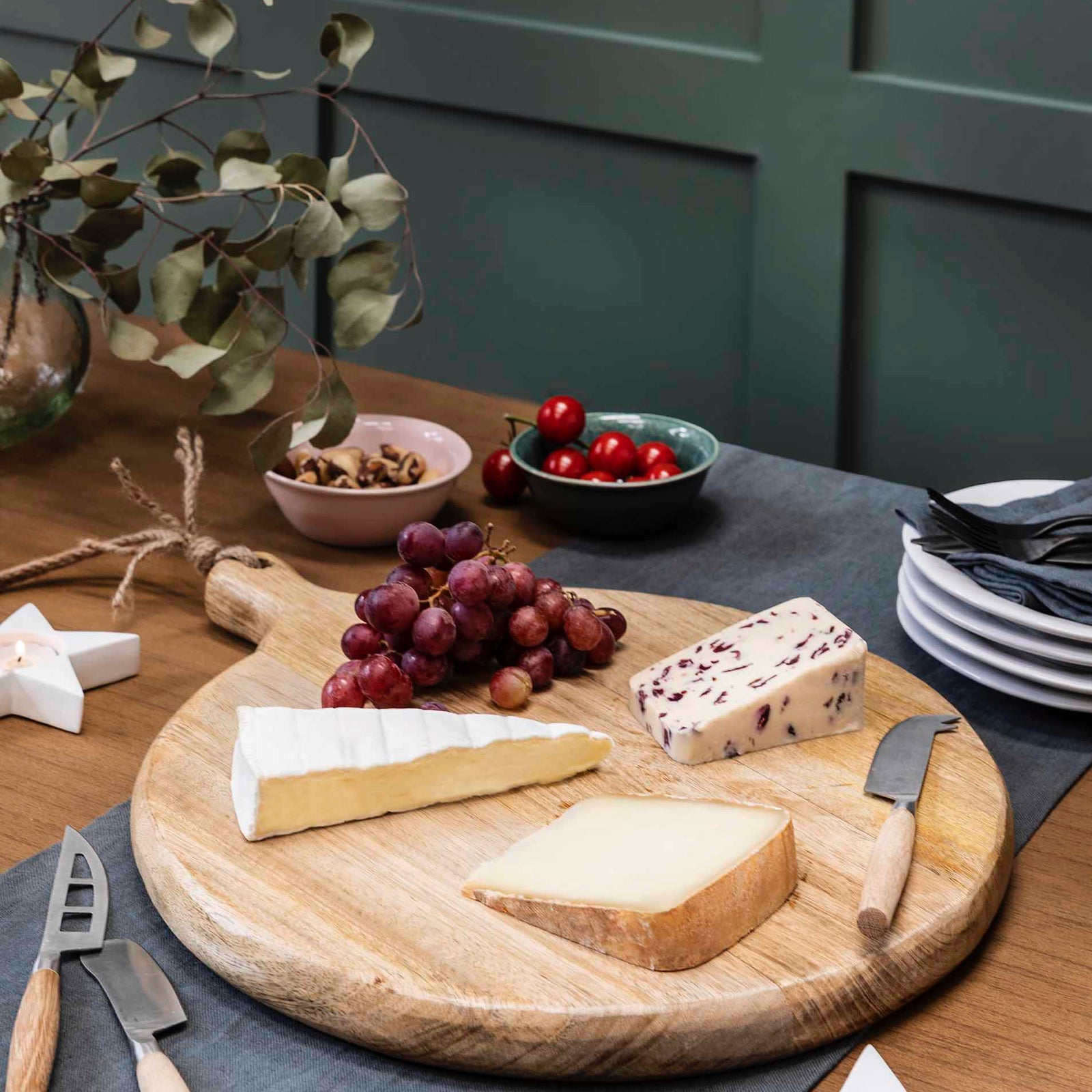 Midford Large Round Serving  Board