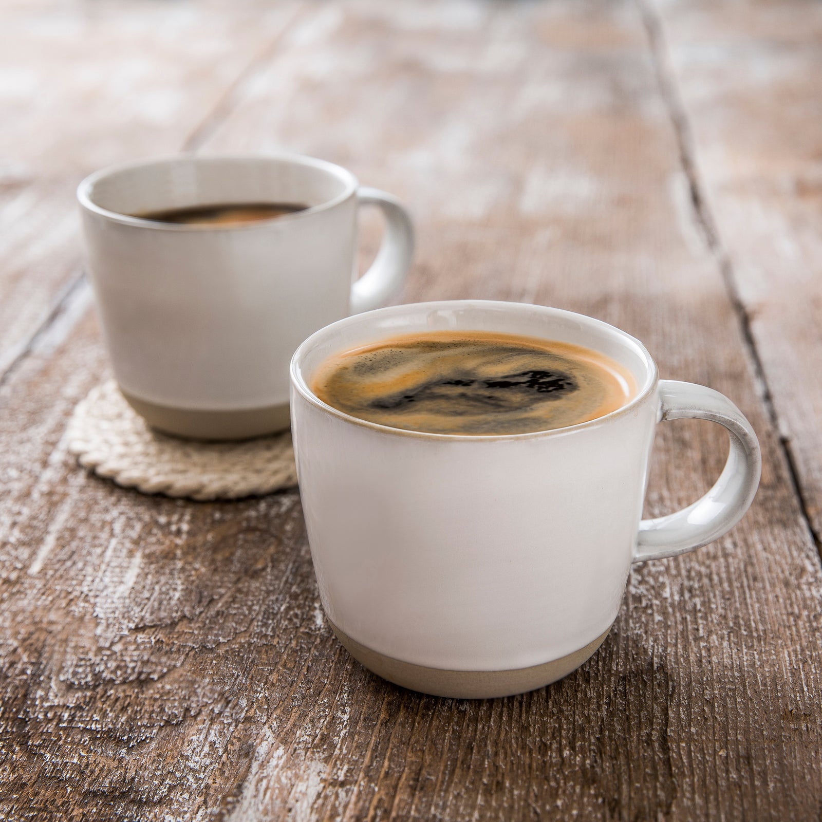 Set of 2 White Holwell Mugs