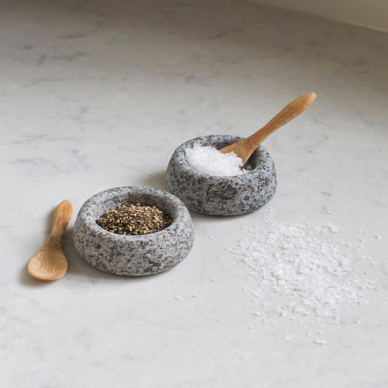 Granite Salt and Pepper Pots