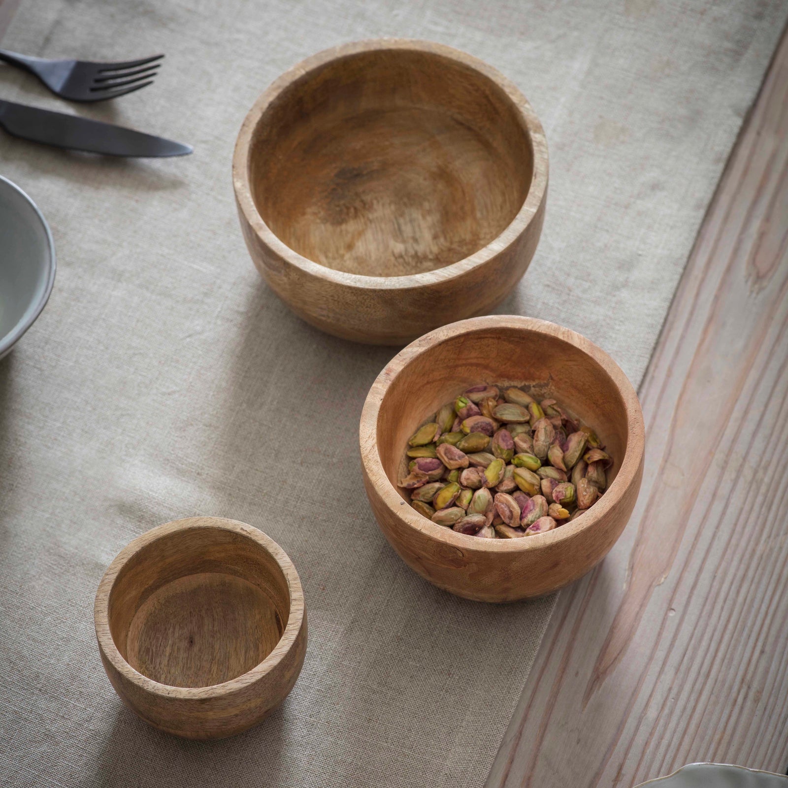 Midford Bowls Set Of 3 Natural