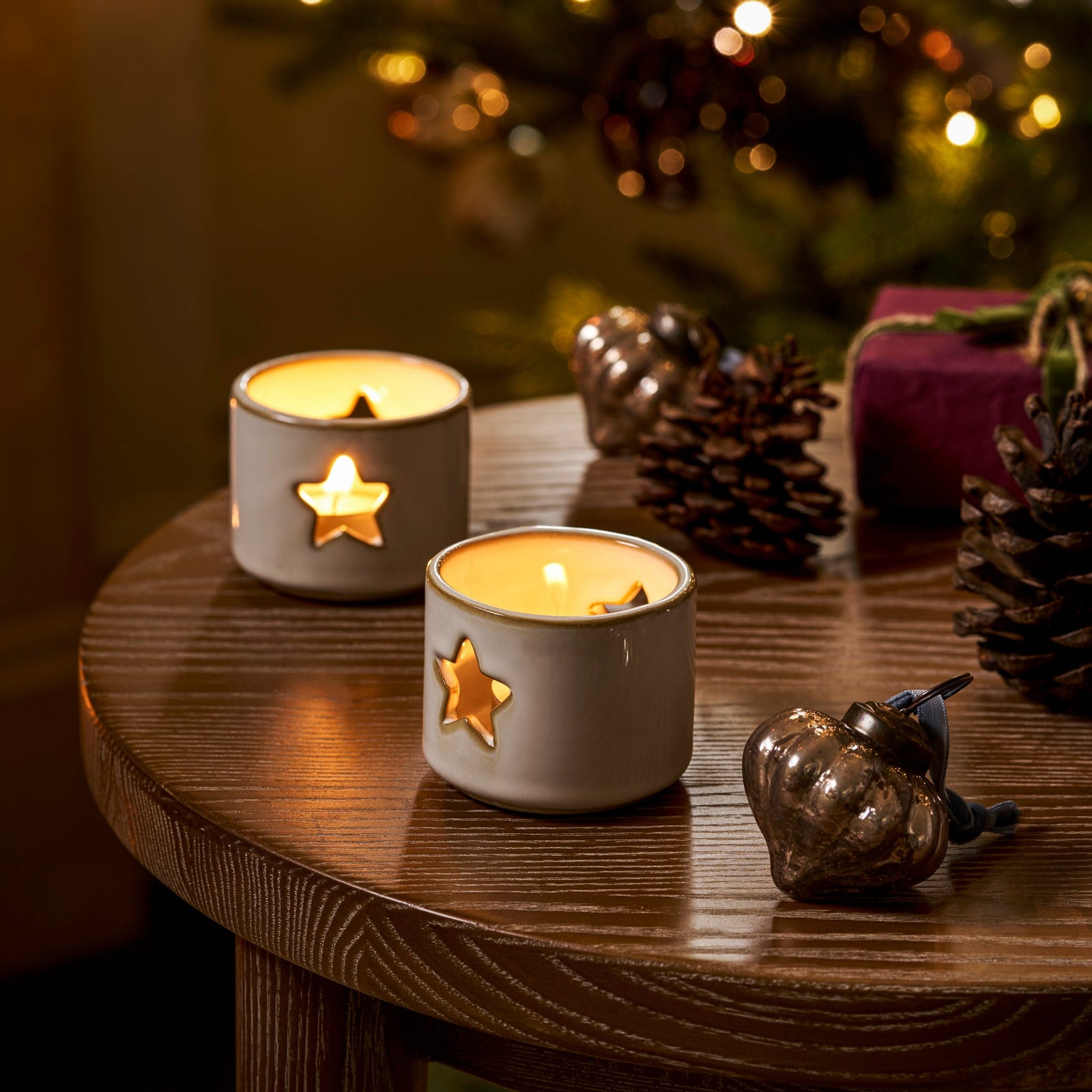 Set of 2 Ithaca Tealight Holders