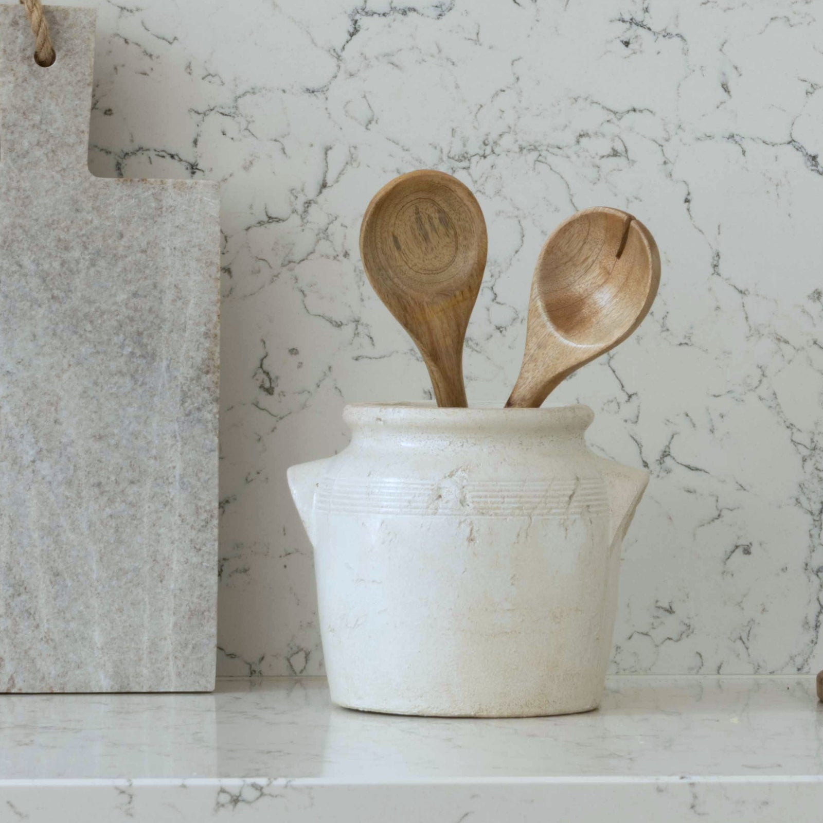 Textured Earthy Pot With Handles - Small