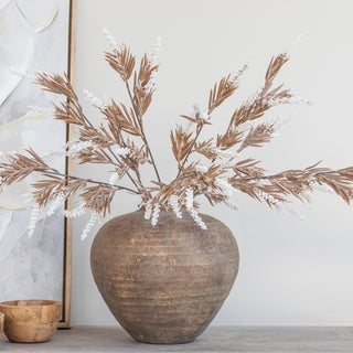 Rustic Earthy Brown Regola Vase