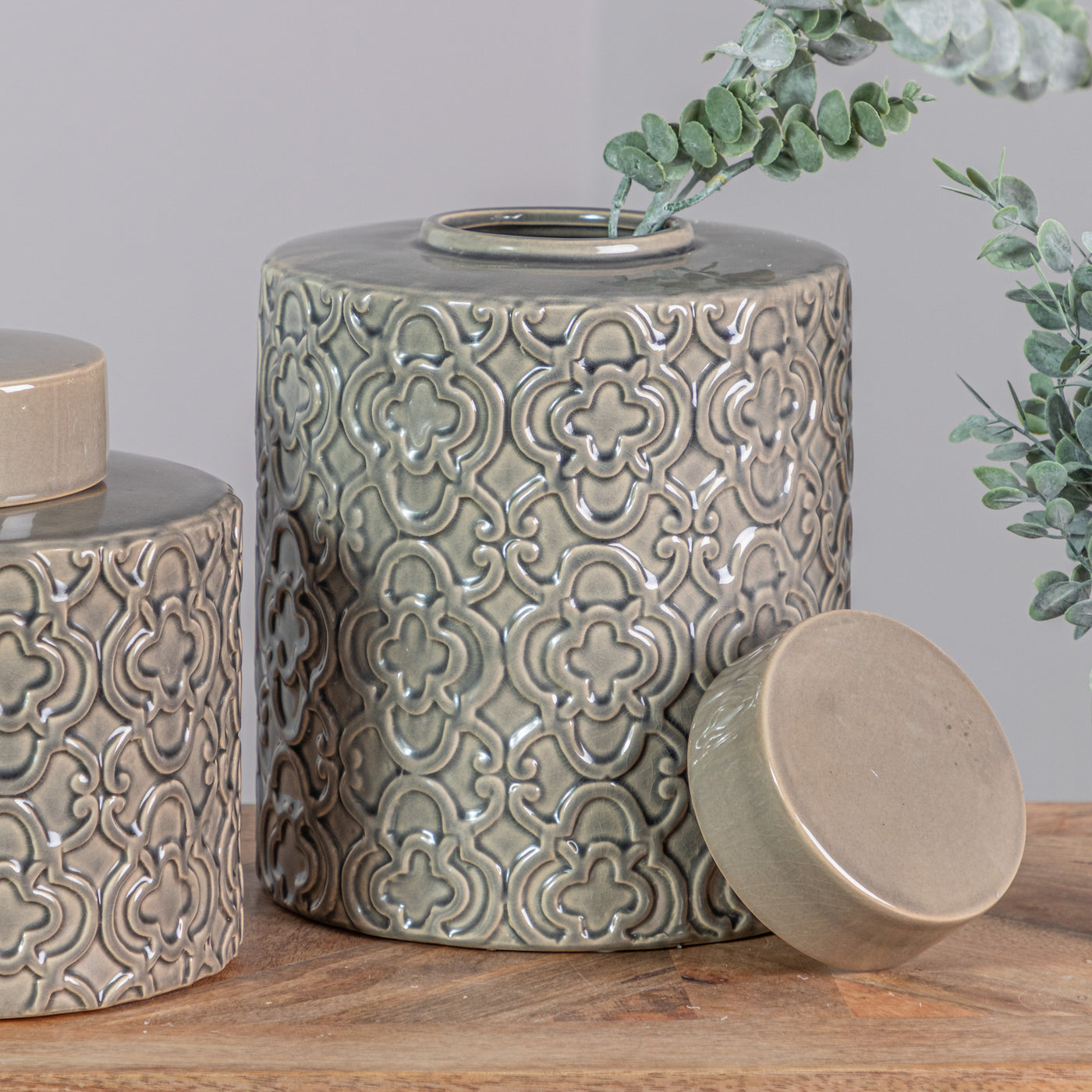 Seville Collection Large Grey Marrakesh Urn