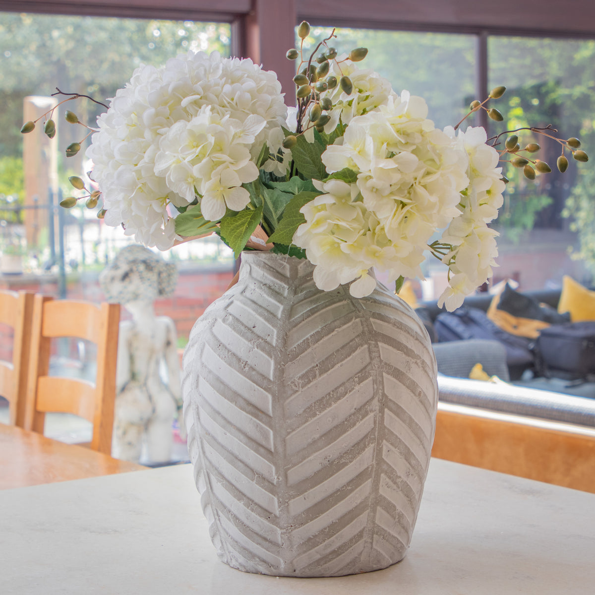 Bloomville Textured Stone Vase Chosen By Jessica