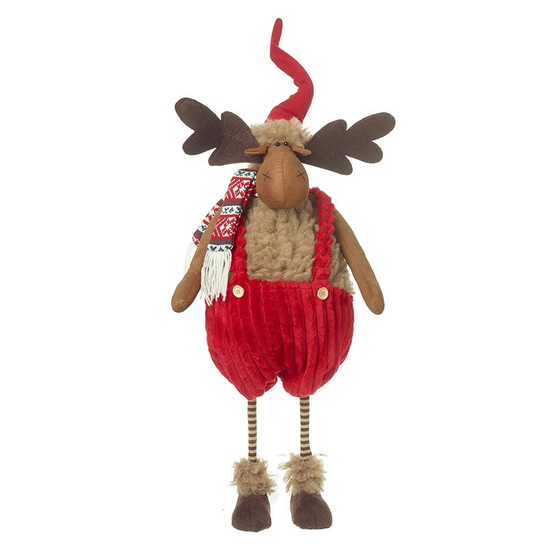 Large Moose in Red Dungarees