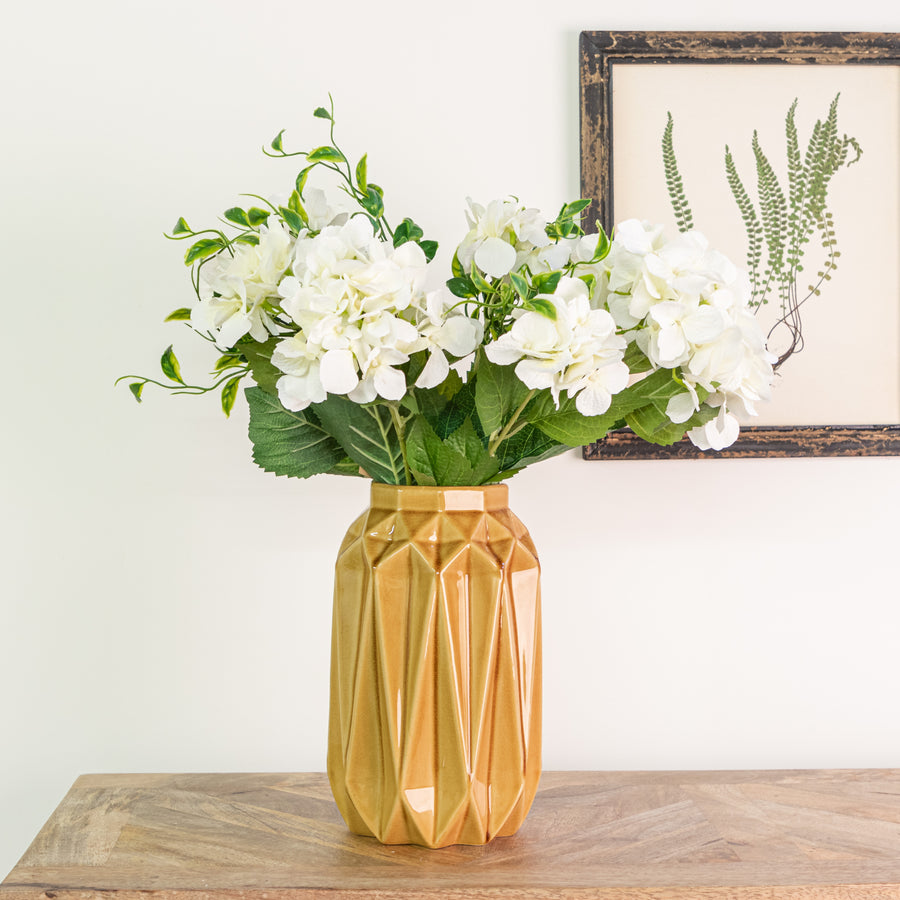 Seville Collection Ochre Vase